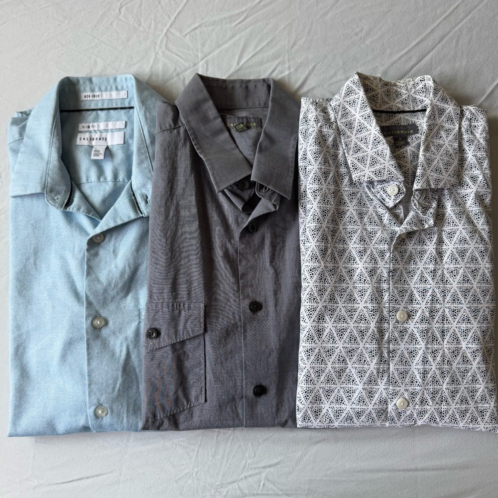GUC Men’s Casual Button down Shirts Bundle